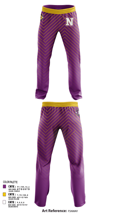 Norwalk Girls Flag Football 63158506 Sweatpants - 1
