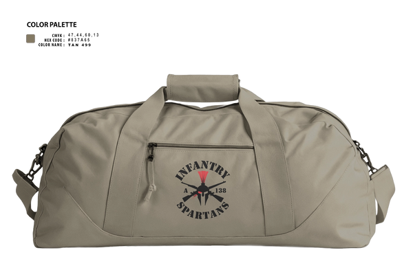 Duffle Bag, Alpha Company 1-138th Infantry Regiment, , Teamtime, Team time, sublimation, custom sports apparel, team uniforms, spirit wear, spiritwear, sports uniforms, custom shirts, team store, custom team store, fundraiser sports, apparel fundraiser