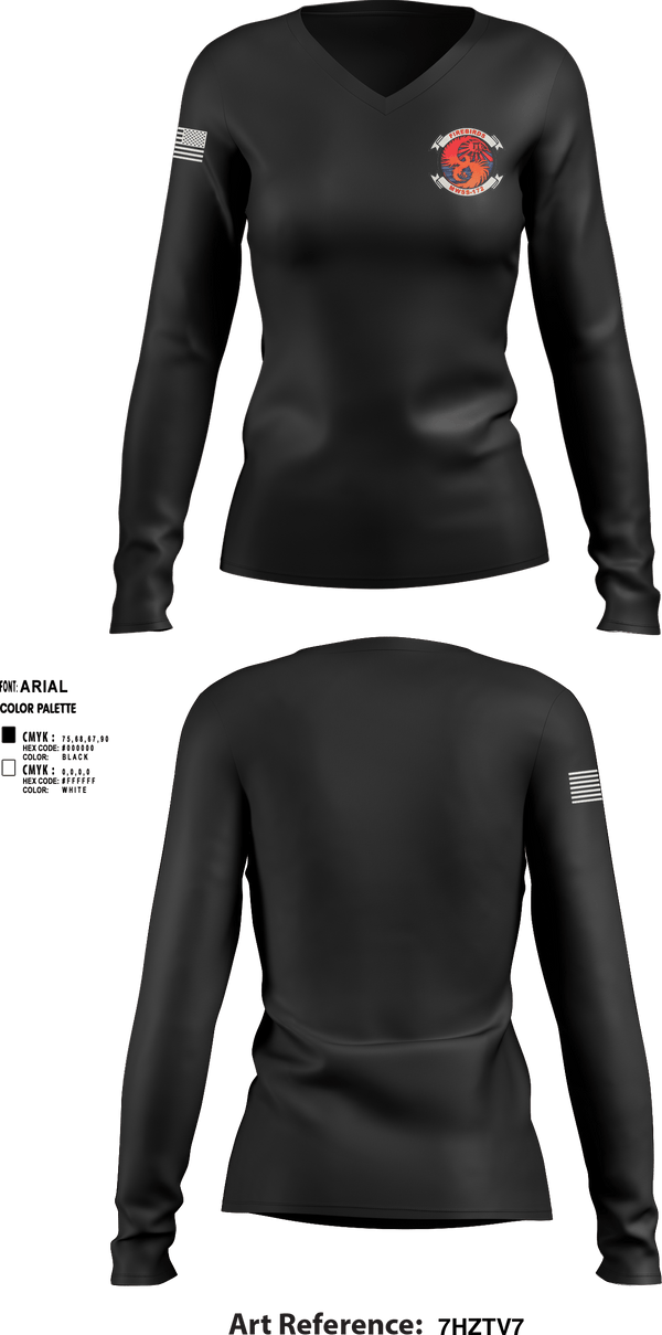 Women's Long Sleeve Vneck Shirt, MWSS-172 Medical, Navy, Teamtime, Team time, sublimation, custom sports apparel, team uniforms, spirit wear, spiritwear, sports uniforms, custom shirts, team store, custom team store, fundraiser sports, apparel fundraiser