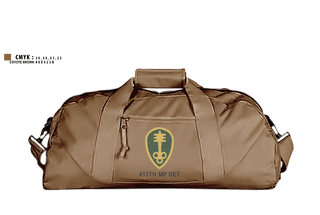 Duffle Bag, 415th MP DET, Army, Teamtime, Team time, sublimation, custom sports apparel, team uniforms, spirit wear, spiritwear, sports uniforms, custom shirts, team store, custom team store, fundraiser sports, apparel fundraiser