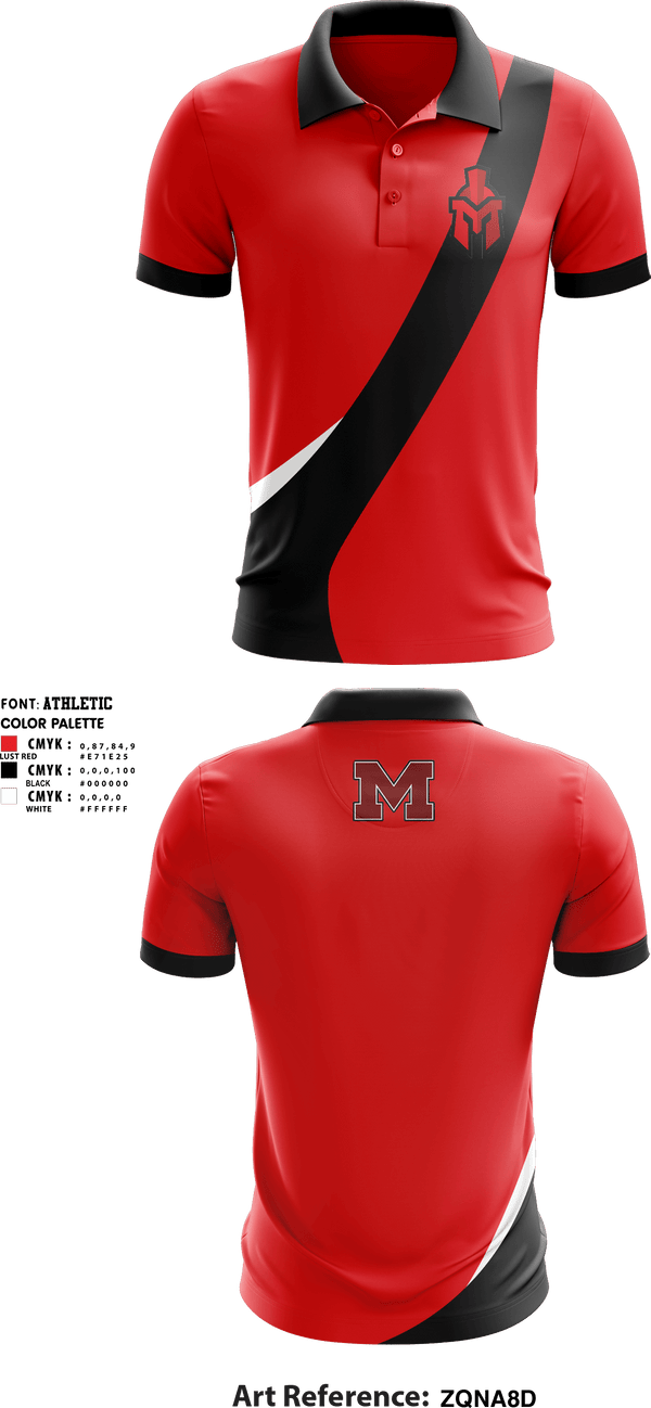 Short Sleeve Performance Polo, Redmen, Spirit Store, Teamtime, Team time, sublimation, custom sports apparel, team uniforms, spirit wear, spiritwear, sports uniforms, custom shirts, team store, custom team store, fundraiser sports, apparel fundraiser