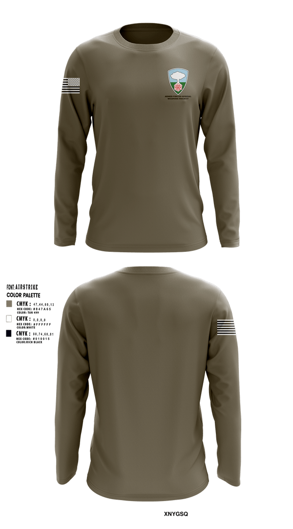 Long Sleeve Performance Shirt, Armed forces special weapons project, Army, Teamtime, Team time, sublimation, custom sports apparel, team uniforms, spirit wear, spiritwear, sports uniforms, custom shirts, team store, custom team store, fundraiser sports, apparel fundraiser