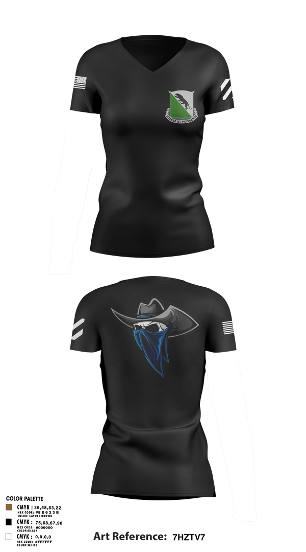 Women's Short Sleeve Vneck Shirt, A-Co 2-69AR, Army, Teamtime, Team time, sublimation, custom sports apparel, team uniforms, spirit wear, spiritwear, sports uniforms, custom shirts, team store, custom team store, fundraiser sports, apparel fundraiser