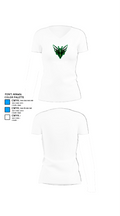 Highland Prep West Volleyball 62361985 Women's Short Sleeve V-neck Shirt - 18