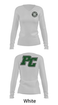 Pine Crest School (Upper School) Volleyball 95644172 Women's Long Sleeve V-neck Shirt - 16