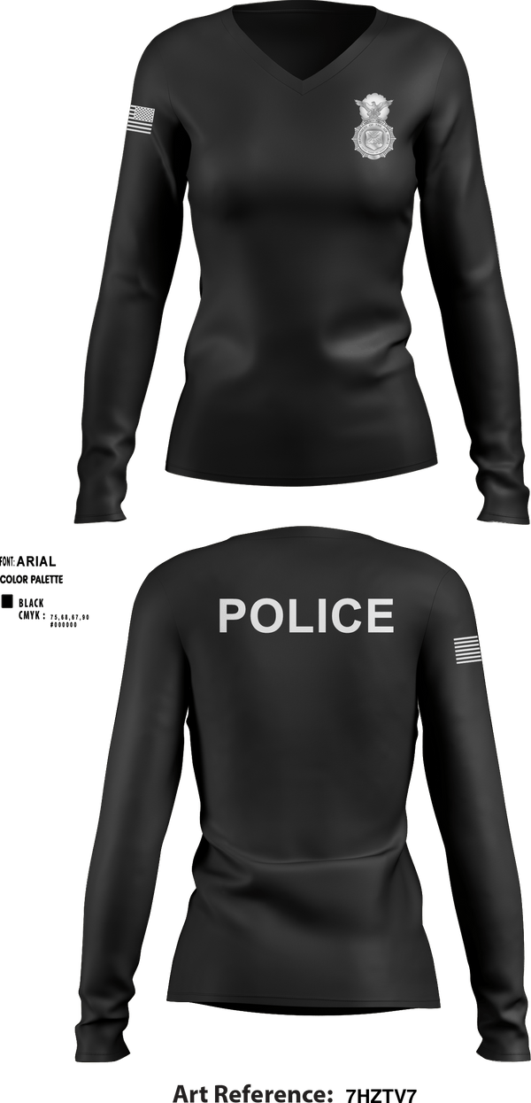 Women's Long Sleeve Vneck Shirt, 482 SFS, , Teamtime, Team time, sublimation, custom sports apparel, team uniforms, spirit wear, spiritwear, sports uniforms, custom shirts, team store, custom team store, fundraiser sports, apparel fundraiser