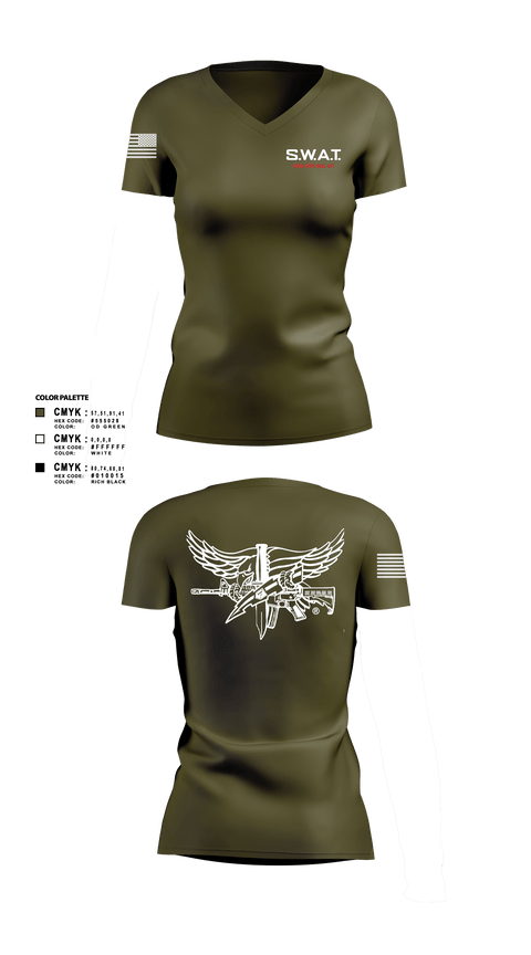 Women's Short Sleeve Vneck Shirt, MONTVILLE SERT, Police, Teamtime, Team time, sublimation, custom sports apparel, team uniforms, spirit wear, spiritwear, sports uniforms, custom shirts, team store, custom team store, fundraiser sports, apparel fundraiser