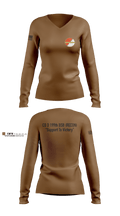 Co D 199TH BSB RECON 1334677 Women's Long Sleeve V-neck Shirt - 3