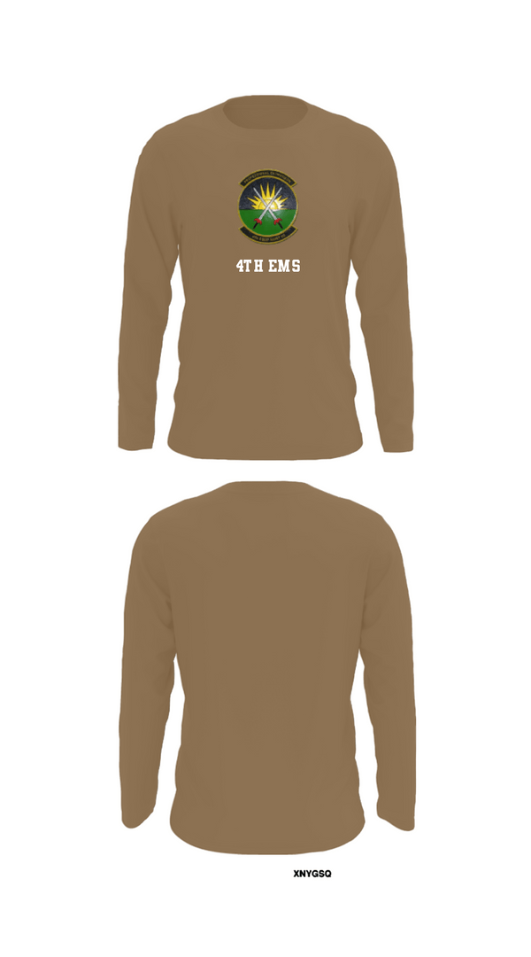 Long Sleeve Performance Shirt, 4th EMS, Air Force, Teamtime, Team time, sublimation, custom sports apparel, team uniforms, spirit wear, spiritwear, sports uniforms, custom shirts, team store, custom team store, fundraiser sports, apparel fundraiser