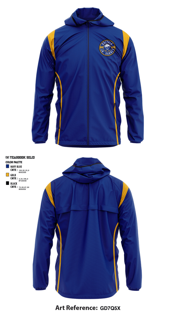 Windbreaker, Buffalo jr sabres, Ice Hockey, Teamtime, Team time, sublimation, custom sports apparel, team uniforms, spirit wear, spiritwear, sports uniforms, custom shirts, team store, custom team store, fundraiser sports, apparel fundraiser