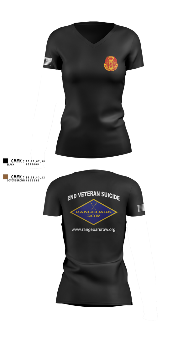 Women's Short Sleeve Vneck Shirt, B/2-327th, , Teamtime, Team time, sublimation, custom sports apparel, team uniforms, spirit wear, spiritwear, sports uniforms, custom shirts, team store, custom team store, fundraiser sports, apparel fundraiser