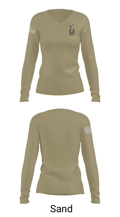 Ortiz 96148832 Women's Long Sleeve V-neck Shirt - 97