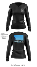 VQ-1 16140645 Women's Long Sleeve V-neck Shirt - 3
