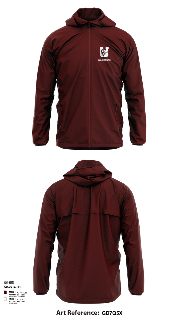 Windbreaker, Uvalde Coyotes, Wrestling, Teamtime, Team time, sublimation, custom sports apparel, team uniforms, spirit wear, spiritwear, sports uniforms, custom shirts, team store, custom team store, fundraiser sports, apparel fundraiser