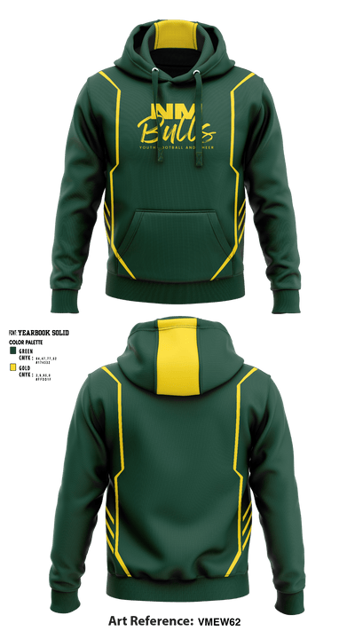 New Milford Bulls Football And Cheerleading 19489077 Hoodie - 4