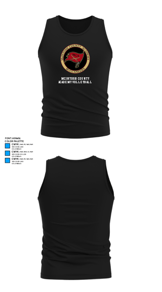 Tank Top, McIntosh County Academy Volleyball, Women's Volleyball, Teamtime, Team time, sublimation, custom sports apparel, team uniforms, spirit wear, spiritwear, sports uniforms, custom shirts, team store, custom team store, fundraiser sports, apparel fundraiser