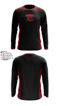 E.C.I.BULLDOGS 58430301 Long Sleeve Performance Shirt - 1