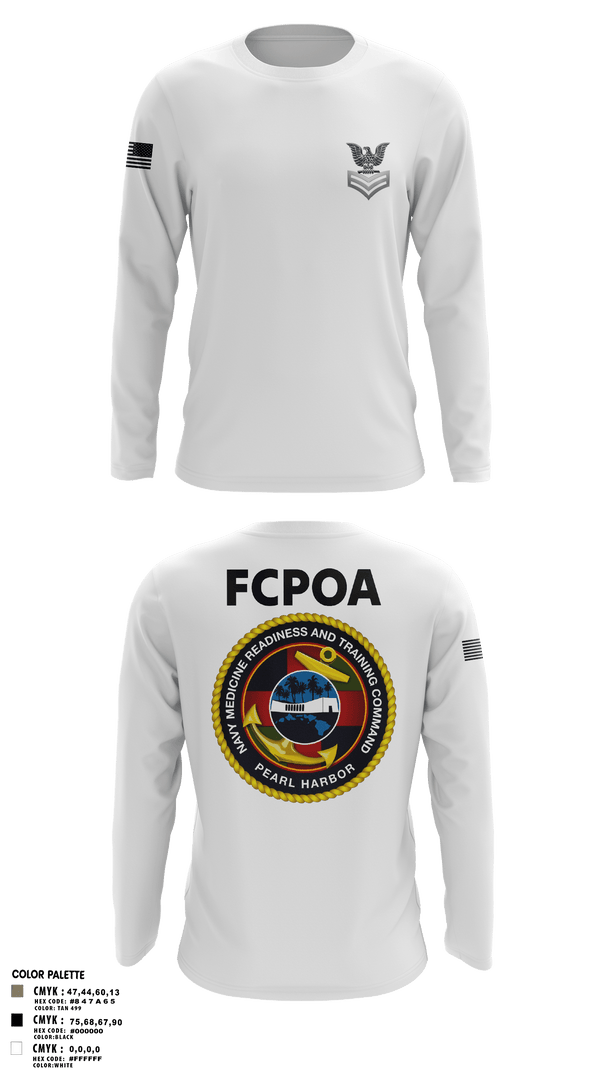 Long Sleeve Performance Shirt, NMRTC-PH FCPOA, Navy, Teamtime, Team time, sublimation, custom sports apparel, team uniforms, spirit wear, spiritwear, sports uniforms, custom shirts, team store, custom team store, fundraiser sports, apparel fundraiser
