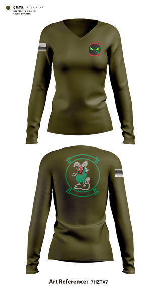 Women's Long Sleeve Vneck Shirt, MACS-2, Marines, Teamtime, Team time, sublimation, custom sports apparel, team uniforms, spirit wear, spiritwear, sports uniforms, custom shirts, team store, custom team store, fundraiser sports, apparel fundraiser