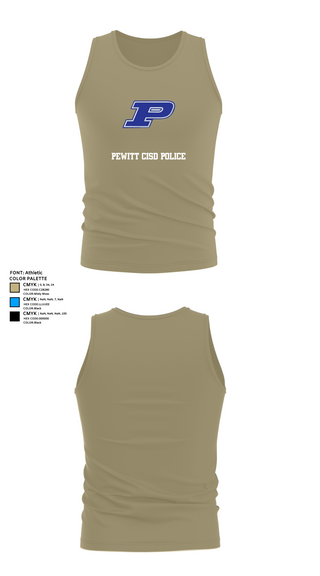 Tank Top, Pewitt CISD Police, , Teamtime, Team time, sublimation, custom sports apparel, team uniforms, spirit wear, spiritwear, sports uniforms, custom shirts, team store, custom team store, fundraiser sports, apparel fundraiser