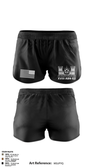 Ranger Panties, XVIII ABN G2, Army, Teamtime, Team time, sublimation, custom sports apparel, team uniforms, spirit wear, spiritwear, sports uniforms, custom shirts, team store, custom team store, fundraiser sports, apparel fundraiser