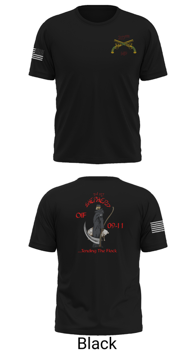 217th MP CO 3rd platoon Iraq 09-10 88609784 Old School Cotton Feel Shirt - 30
