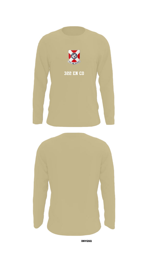 Long Sleeve Performance Shirt, 322 EN CO, Army, Teamtime, Team time, sublimation, custom sports apparel, team uniforms, spirit wear, spiritwear, sports uniforms, custom shirts, team store, custom team store, fundraiser sports, apparel fundraiser