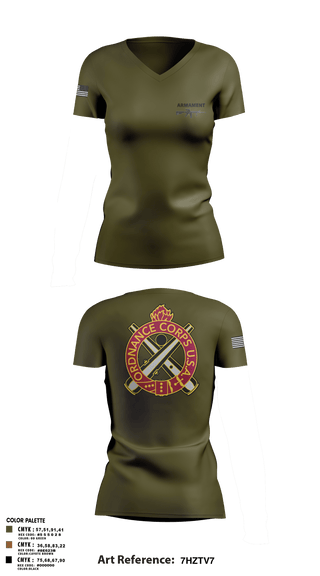 Women's Short Sleeve Vneck Shirt, Armament, Army, Teamtime, Team time, sublimation, custom sports apparel, team uniforms, spirit wear, spiritwear, sports uniforms, custom shirts, team store, custom team store, fundraiser sports, apparel fundraiser