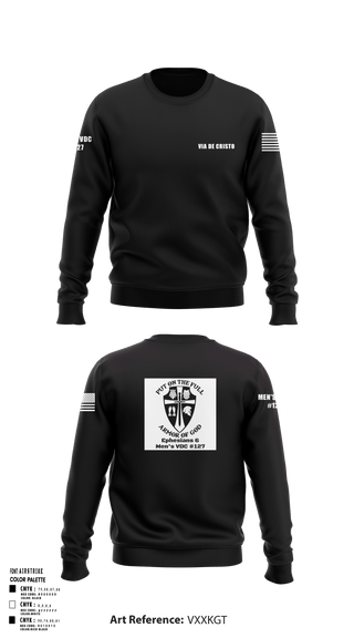 Crew Neck Sweatshirt, Service AideService AideVia De Cristo, , Teamtime, Team time, sublimation, custom sports apparel, team uniforms, spirit wear, spiritwear, sports uniforms, custom shirts, team store, custom team store, fundraiser sports, apparel fundraiser