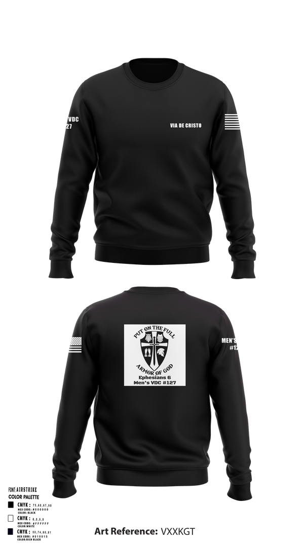 Crew Neck Sweatshirt, Service AideService AideVia De Cristo, , Teamtime, Team time, sublimation, custom sports apparel, team uniforms, spirit wear, spiritwear, sports uniforms, custom shirts, team store, custom team store, fundraiser sports, apparel fundraiser