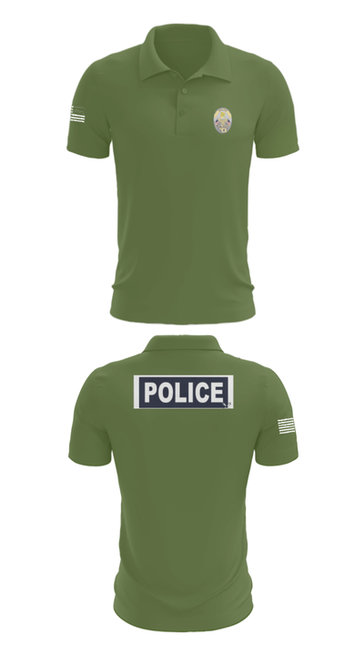 Miami Police Department 88232990 Short Sleeve Performance Polo - 45