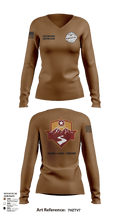 Fort Bliss DENTAC 45605501 Women's Long Sleeve V-neck Shirt - 90