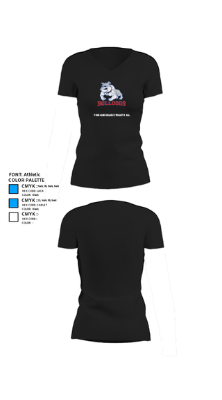 Women's Short Sleeve Vneck Shirt, Tougaloo College Volleyball, Women's Volleyball, Teamtime, Team time, sublimation, custom sports apparel, team uniforms, spirit wear, spiritwear, sports uniforms, custom shirts, team store, custom team store, fundraiser sports, apparel fundraiser
