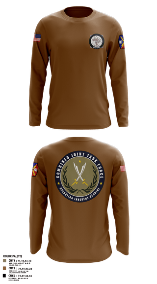 Long Sleeve Performance Polo, 65th FAB, Army, Teamtime, Team time, sublimation, custom sports apparel, team uniforms, spirit wear, spiritwear, sports uniforms, custom shirts, team store, custom team store, fundraiser sports, apparel fundraiser