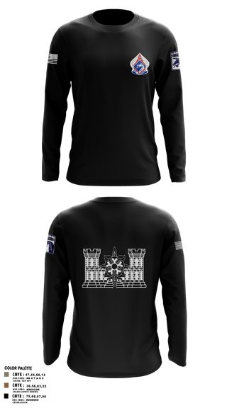 Long Sleeve Performance Shirt, XVIII ABN G2, Army, Teamtime, Team time, sublimation, custom sports apparel, team uniforms, spirit wear, spiritwear, sports uniforms, custom shirts, team store, custom team store, fundraiser sports, apparel fundraiser