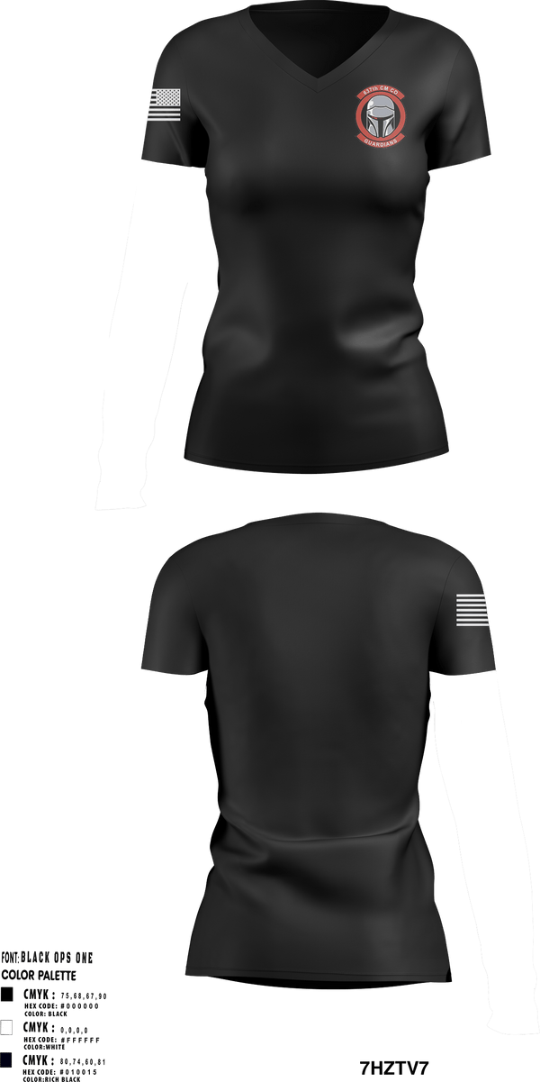 Women's Short Sleeve Vneck Shirt, 637th Chemical Company, National Guard, Teamtime, Team time, sublimation, custom sports apparel, team uniforms, spirit wear, spiritwear, sports uniforms, custom shirts, team store, custom team store, fundraiser sports, apparel fundraiser