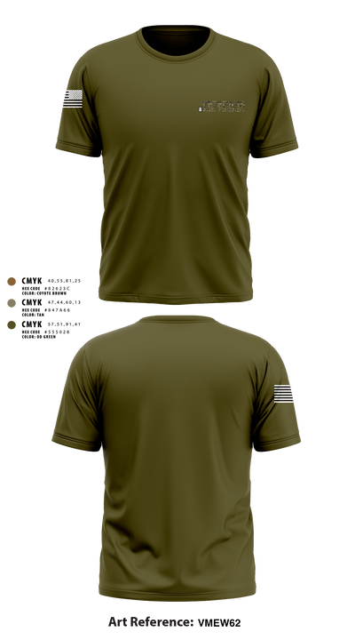 Veterans and Friends, Inc. 14032314 Short Sleeve Performance Shirt - 3