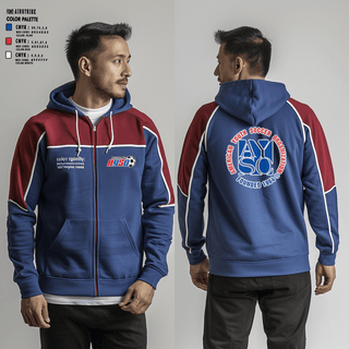 Zip Hoodie, AYSO Region 45 Soccer, Men's Soccer, Teamtime, Team time, sublimation, custom sports apparel, team uniforms, spirit wear, spiritwear, sports uniforms, custom shirts, team store, custom team store, fundraiser sports, apparel fundraiser