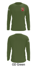 Bravo Battery, 6th Battalion, 10th Field Artillery 85654771 Long Sleeve Performance Shirt 46