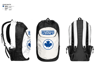 Gear Bag, Maplewood Football, Football, Teamtime, Team time, sublimation, custom sports apparel, team uniforms, spirit wear, spiritwear, sports uniforms, custom shirts, team store, custom team store, fundraiser sports, apparel fundraiser