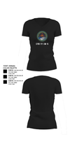 Cvn 77 IM-5 93310864 Women's Short Sleeve V-neck Shirt - 23