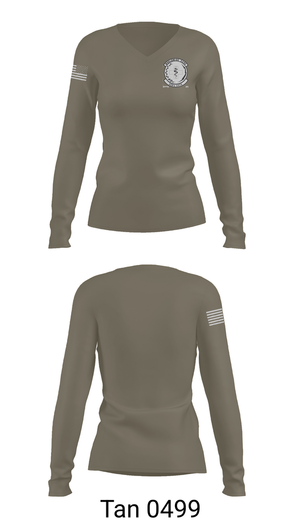 Women's Long Sleeve Vneck Shirt, 349 ASTS, , Teamtime, Team time, sublimation, custom sports apparel, team uniforms, spirit wear, spiritwear, sports uniforms, custom shirts, team store, custom team store, fundraiser sports, apparel fundraiser