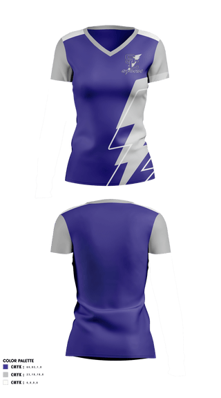 Women's Short Sleeve Vneck Shirt, Stuart W Cramer High School Volleyball, Women's Volleyball, Teamtime, Team time, sublimation, custom sports apparel, team uniforms, spirit wear, spiritwear, sports uniforms, custom shirts, team store, custom team store, fundraiser sports, apparel fundraiser