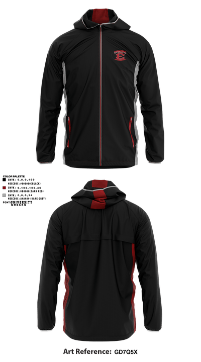 E.C.I.BULLDOGS 58430301 Windbreaker - 1