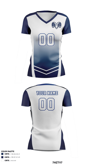 Women's Short Sleeve Vneck Shirt, Rochester Area High School Volleyball, Women's Volleyball, Teamtime, Team time, sublimation, custom sports apparel, team uniforms, spirit wear, spiritwear, sports uniforms, custom shirts, team store, custom team store, fundraiser sports, apparel fundraiser