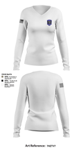 DISTRICT 1 SECTOR 3 60497467 Women's Long Sleeve V-neck Shirt - 2