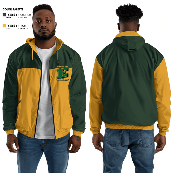 Windbreaker, DC Everest Youth Baseball League, Baseball, Teamtime, Team time, sublimation, custom sports apparel, team uniforms, spirit wear, spiritwear, sports uniforms, custom shirts, team store, custom team store, fundraiser sports, apparel fundraiser