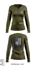 285 8480956 Women's Long Sleeve V-neck Shirt - 31