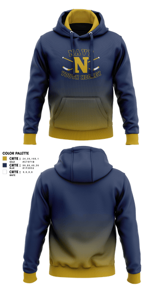 Hoodie, Navy Youth Hockey, Ice Hockey, Teamtime, Team time, sublimation, custom sports apparel, team uniforms, spirit wear, spiritwear, sports uniforms, custom shirts, team store, custom team store, fundraiser sports, apparel fundraiser