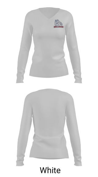 Women's Long Sleeve Vneck Shirt, Tougaloo College Volleyball, Women's Volleyball, Teamtime, Team time, sublimation, custom sports apparel, team uniforms, spirit wear, spiritwear, sports uniforms, custom shirts, team store, custom team store, fundraiser sports, apparel fundraiser